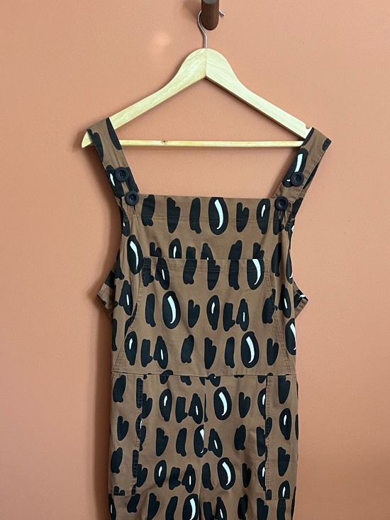 Nooworks Pants - Nooworks Leopard Animal Print Sleeveless Square Neck Jumpsuit Size XL
